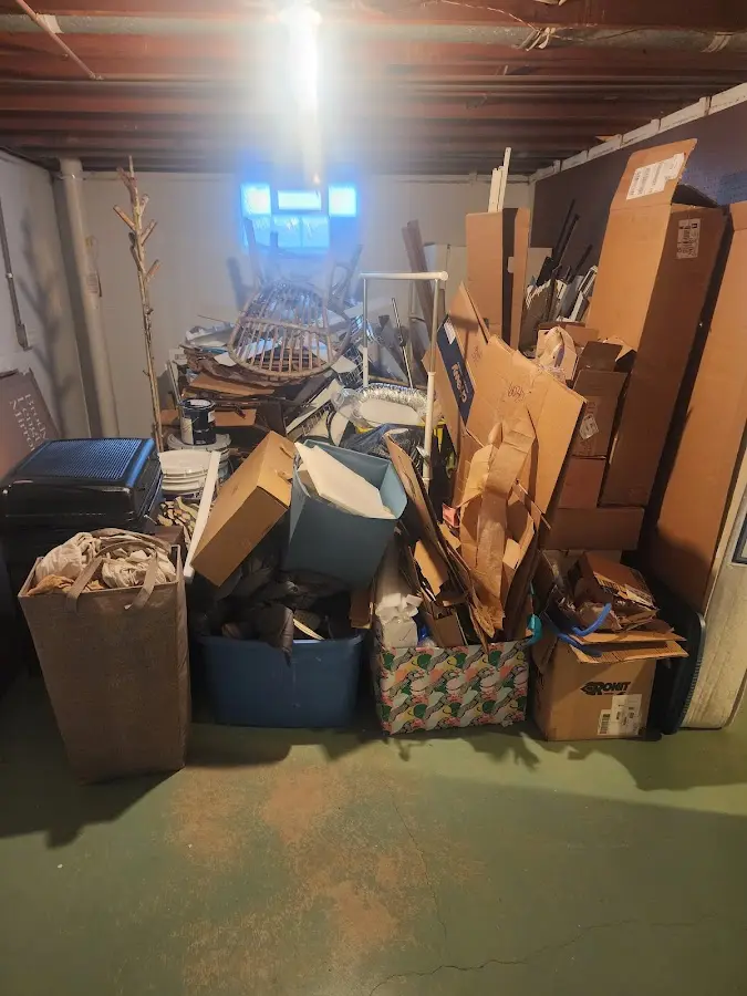 Roll-off dumpster container at job site for Yard Waste Dumpster Rental in Riverside